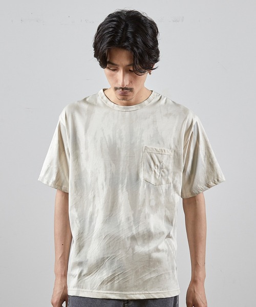 RATTLE TRAP(ラトルトラップ)の「ウォッシュダメージ加工ポケットTシャツ(Tシャツ/カットソー・メンズ・ホワイト/ブラック・M/L)」の8枚目の写真