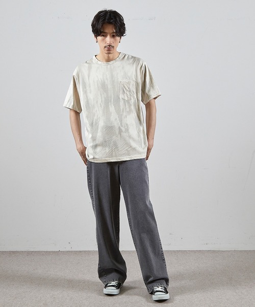 RATTLE TRAP(ラトルトラップ)の「ウォッシュダメージ加工ポケットTシャツ(Tシャツ/カットソー・メンズ・ホワイト/ブラック・M/L)」の13枚目の写真