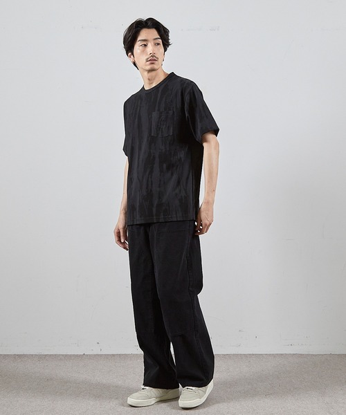 RATTLE TRAP(ラトルトラップ)の「ウォッシュダメージ加工ポケットTシャツ(Tシャツ/カットソー・メンズ・ホワイト/ブラック・M/L)」の15枚目の写真