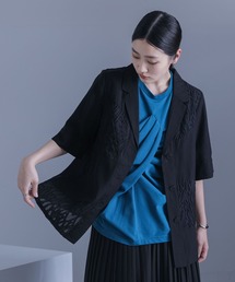 kOhAKU（コハク）の「『シアー切替テーラードジャケット』（テーラードジャケット）」