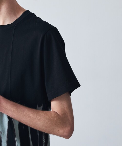 5351 POUR LES HOMMES（ゴーサンゴーイチプールオム）の「タイダイ グラデーション 半袖Tシャツ（Tシャツ/カットソー・メンズ・ホワイト/ブラック・50/48/46/44）」の7枚目の写真