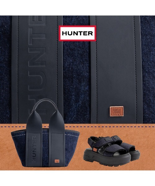 HUNTER(ハンター)の「HUNTER リファインド ドローストリング デニム バケット(ショルダーバッグ・レディース・インディゴブルー・FREE)」の4枚目の写真