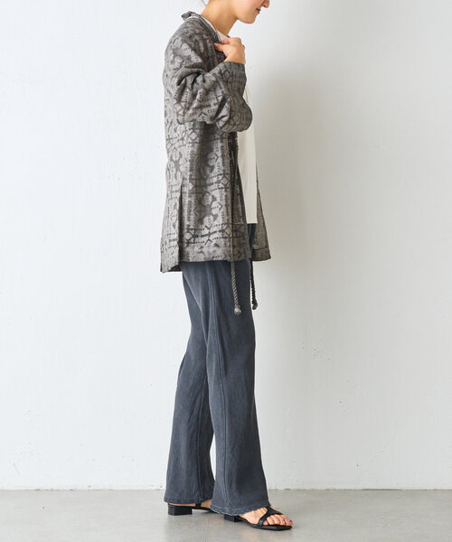BEARDSLEY フレアパンツ セール】《15 quinze》レーヨンバイヤスフレアパンツ（その他