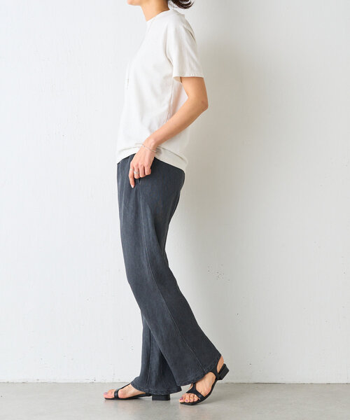 BEARDSLEY フレアパンツ セール】《15 quinze》レーヨンバイヤスフレアパンツ（その他
