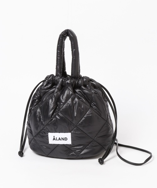 ALAND(エーランド)の「【UNISEX】ALAND/キルティング2WAY BAG(ショルダーバッグ・レディース・ライトグレー/ブラック/ピンクベージュ/ブルー・FREE)」の14枚目の写真