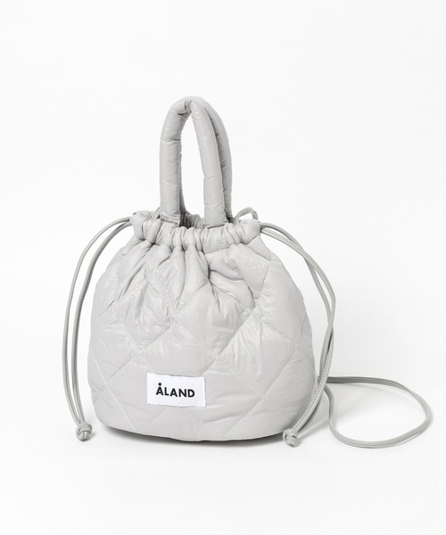 ALAND(エーランド)の「【UNISEX】ALAND/キルティング2WAY BAG(ショルダーバッグ・レディース・ライトグレー/ブラック/ピンクベージュ/ブルー・FREE)」の13枚目の写真