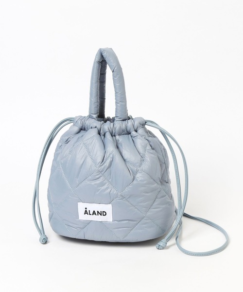ALAND(エーランド)の「【UNISEX】ALAND/キルティング2WAY BAG(ショルダーバッグ・レディース・ライトグレー/ブラック/ピンクベージュ/ブルー・FREE)」の15枚目の写真