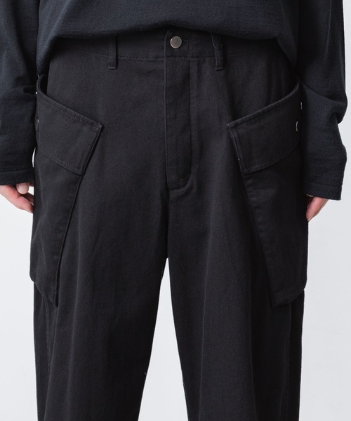 ATTACHMENT（アタッチメント）の「コットン ニドムクロス M-43 フィールドトラウザーズ /  CO NIDOM CLOTH M-43 FIELD TROUSERS（その他パンツ・メンズ・ブラック・2/1）」の9枚目の写真