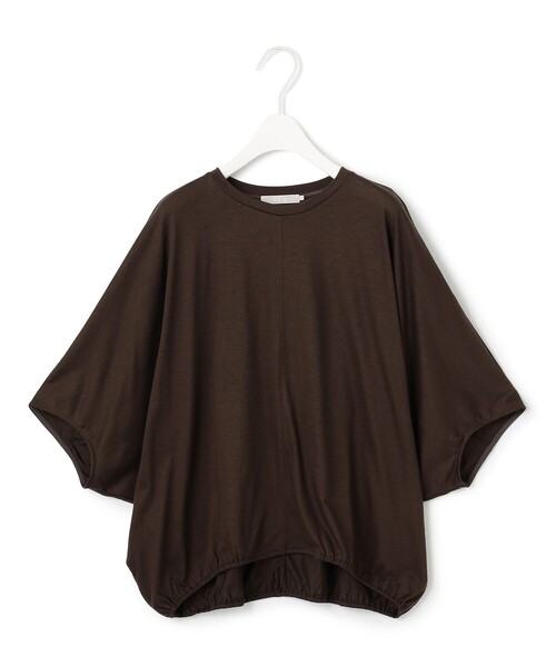ICB(アイシービー)の「Ly.Coハイゲージ カットソー(Tシャツ/カットソー・レディース・ダルブルー系/ダークブラウン系/ブラック系/アイボリー系・LARGE/X-LARGE)」の15枚目の写真