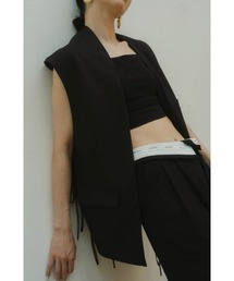 sheer undulate gillet/2color (unisex) | KNUTH MARF