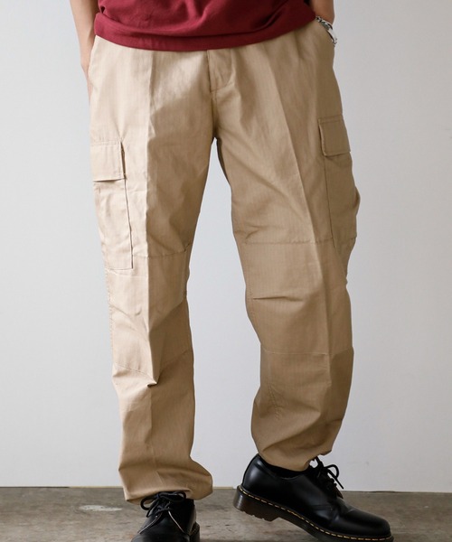 ROTHCO(ロスコ)の「Rothco/ロスコ Rip-Stop B.D.U. Pants ワイドカーゴパンツ ミリタリーパンツ テーパードシルエット オリジナル(チノパンツ・メンズ・ベージュ・M/XL/S/L)」の1枚目の写真