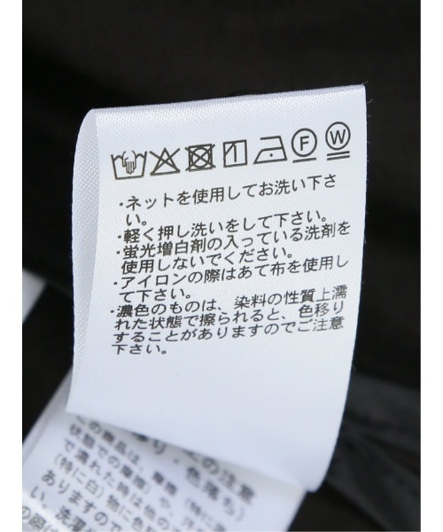 m.f.editorial(エムエフエディトリアル)の「【ハンドウォッシャブル】m.f.エディトリアル レディース シアースラブ 半袖 プルオーバー ブラウス(シャツ/ブラウス・レディース・アイボリー/ブラック/グレー・MEDIUM)」の11枚目の写真