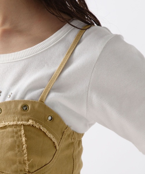 FOREVER 21（フォーエバー トゥエンティーワン）の「【2025SS】ツイルプリーツミニキャミワンピース（ワンピース・レディース・カーキ/ベージュ・FREE）」の9枚目の写真