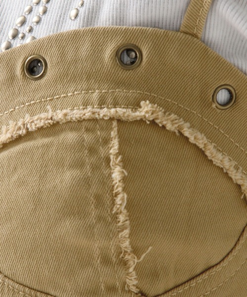 FOREVER 21（フォーエバー トゥエンティーワン）の「【2025SS】ツイルプリーツミニキャミワンピース（ワンピース・レディース・カーキ/ベージュ・FREE）」の11枚目の写真