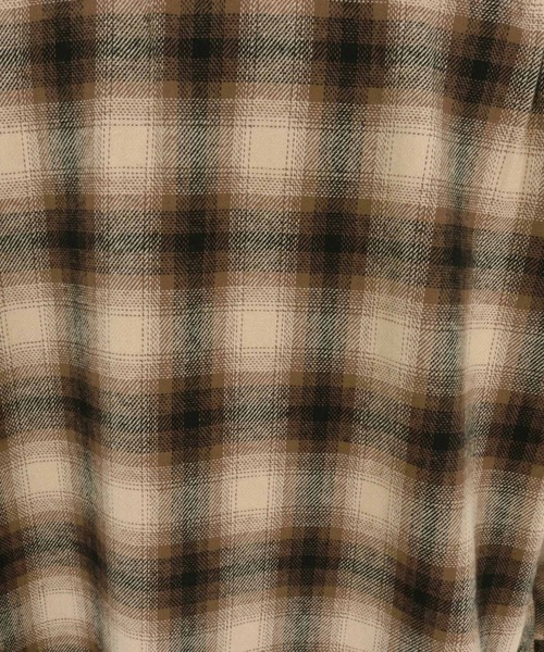 WONDER WALL MOTEL（ワンダーウォールモーテル）の「ms6138- CHECK SHIRT チェックシャツ（シャツ/ブラウス・メンズ・ブルー/ブラウン/グレー・S/M/L/XL）」の11枚目の写真