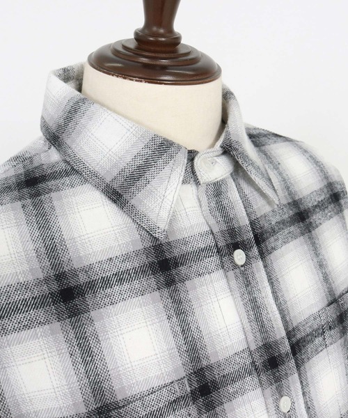 ms6138- CHECK SHIRT チェックシャツ（シャツ/ブラウス）｜WONDER WALL
