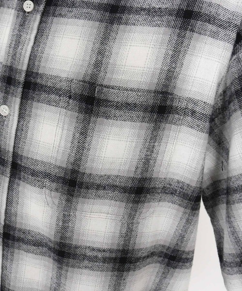 WONDER WALL MOTEL（ワンダーウォールモーテル）の「ms6138- CHECK SHIRT チェックシャツ（シャツ/ブラウス・メンズ・ブルー/ブラウン/グレー・S/M/L/XL）」の9枚目の写真
