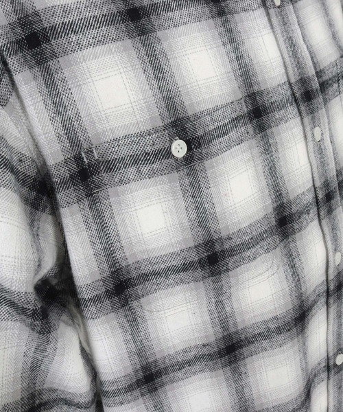 WONDER WALL MOTEL（ワンダーウォールモーテル）の「ms6138- CHECK SHIRT チェックシャツ（シャツ/ブラウス・メンズ・ブルー/ブラウン/グレー・S/M/L/XL）」の10枚目の写真