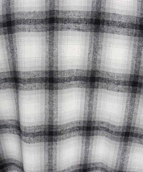 WONDER WALL MOTEL（ワンダーウォールモーテル）の「ms6138- CHECK SHIRT チェックシャツ（シャツ/ブラウス・メンズ・ブルー/ブラウン/グレー・S/M/L/XL）」の4枚目の写真