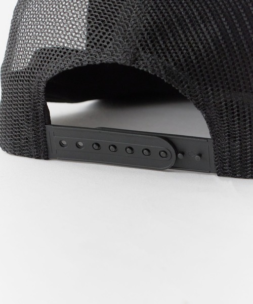 BRIXTON（ブリクストン）の「BRIXTON/ブリクストン KEATON MP TRUCKER HAT キャップ（キャップ・メンズ・ブラック/グリーン・ONE SIZE）」の4枚目の写真