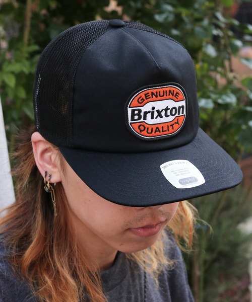 BRIXTON（ブリクストン）の「BRIXTON/ブリクストン KEATON MP TRUCKER HAT キャップ（キャップ・メンズ・ブラック/グリーン・ONE SIZE）」の16枚目の写真