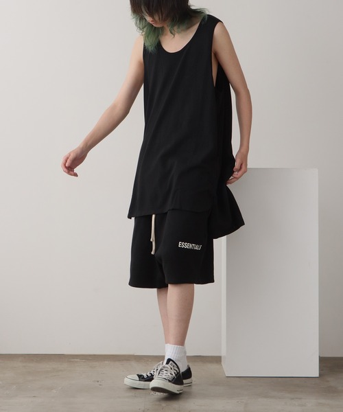 FOG ESSENTIALS(エフオージーエッセンシャルズ)の「FOG ESSENTIALS/エッセンシャルズ SWEAT SHORTS ショーツ メンズ 夏物 夏服(スウェットパンツ・メンズ・ブラック/クリーム/グレー・XL/XXL/L)」の7枚目の写真