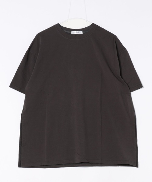 LAULEN（ローレン）の「side slit oversize tee /クルーネックサイドスリットオーバーサイズTシャツ（Tシャツ/カットソー・レディース・ホワイト/グレー/チャコールグレー・FREE）」の17枚目の写真