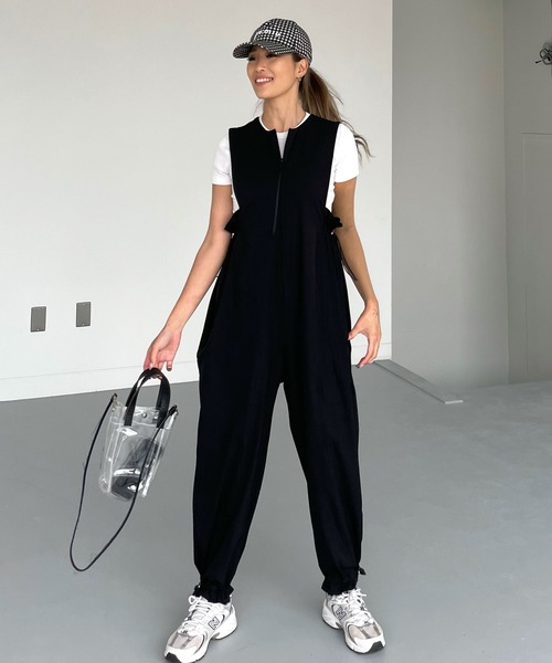 ジースター　つなぎ　オールインワン　サロペット　ジャンプスーツ　ノースリーブ G-STAR RAW オールインワン OPEN BACK JUMPSUIT/オールインワン
