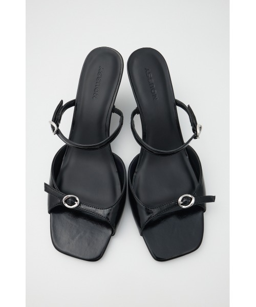 MOUSSY（マウジー）の「DOUBLE BELTED WEDGE  サンダル（サンダル・レディース・ブラック/ブラウン・SMALL/MEDIUM/LARGE）」の3枚目の写真