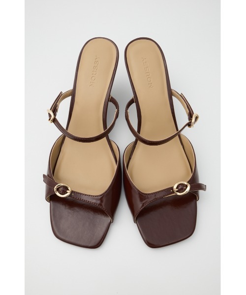 MOUSSY（マウジー）の「DOUBLE BELTED WEDGE  サンダル（サンダル・レディース・ブラック/ブラウン・SMALL/MEDIUM/LARGE）」の11枚目の写真