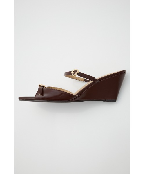 MOUSSY（マウジー）の「DOUBLE BELTED WEDGE  サンダル（サンダル・レディース・ブラック/ブラウン・SMALL/MEDIUM/LARGE）」の12枚目の写真