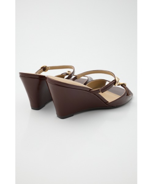 moussy DOUBLE BELTED WEDGE サンダル MOUSSY | DOUBLE BELTED WEDGE サンダル (サンダル ) |SHEL'TTER