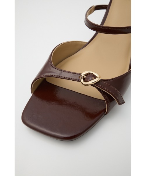 moussy DOUBLE BELTED WEDGE サンダル　ブラウン M セール】DOUBLE BELTED WEDGE サンダル（サンダル）｜MOUSSY