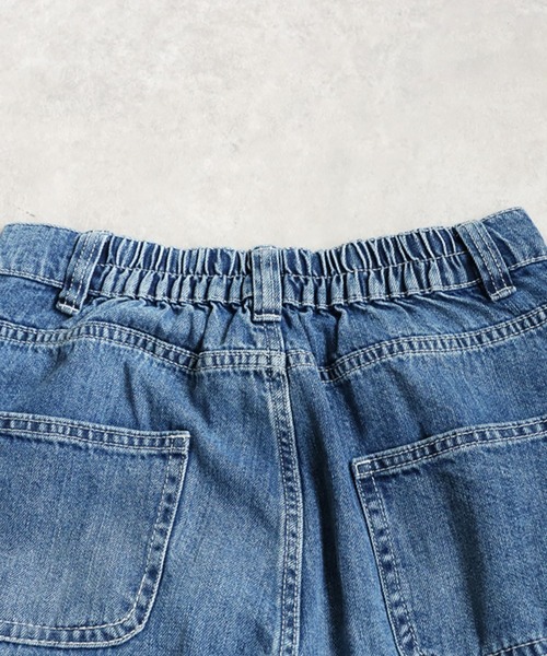 antiqua（アンティカ）の「コーデセット　カフタンワッフルトップス×ベルトデニムパンツ（Tシャツ/カットソー・レディース・オートミール/スミクロ/ブルー/ブラック・SMALL/MEDIUM/LARGE/X-LARGE）」の11枚目の写真