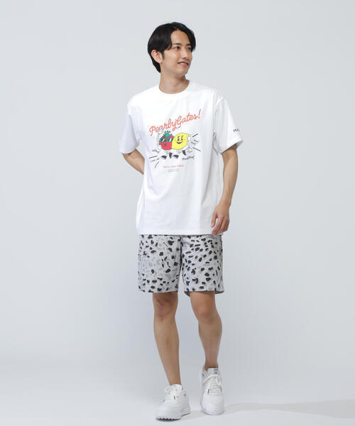PEARLY GATES - パーリーゲイツ  豹柄ショートパンツとバイザーセット パーリーゲイツ PEARLY GATES メンズ Nyストレッチドビーロゴ