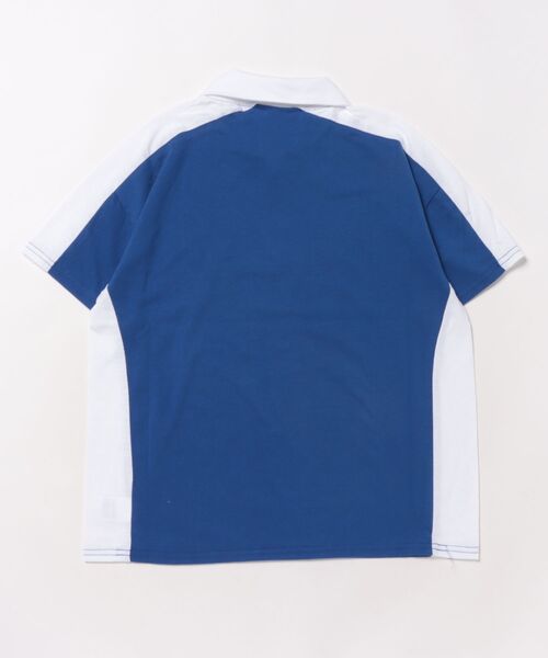 ANAP GiRL(アナップガール)の「ANAPR+S【リラスポ】エリ付 ゲームシャツ【キッズお揃い】(Tシャツ/カットソー・キッズ・ホワイト/ネイビー・M/S/XS)」の16枚目の写真