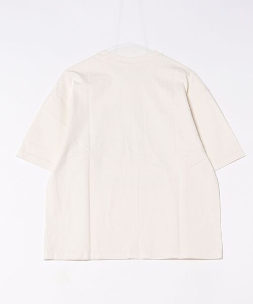 B'day(ビーデイ)の「ビンテージ加工 ヘビー天竺ガゼット付き アメカジひび割れプリントTEE ハードウォッシュ加工(Tシャツ/カットソー・メンズ・ネイビー/スミクロ/オフホワイト・LARGE/MEDIUM)」の4枚目の写真