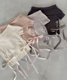 MAJESTIC LEGON | レースアップオフショルニット(ニット/セーター)