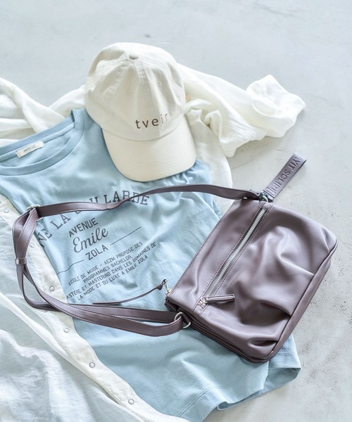 studio CLIP(スタディオクリップ)の「アソートWジップショルダーバッグ(ショルダーバッグ・レディース・ブラウン/その他2/ブラック/アイボリー・FREE)」の1枚目の写真