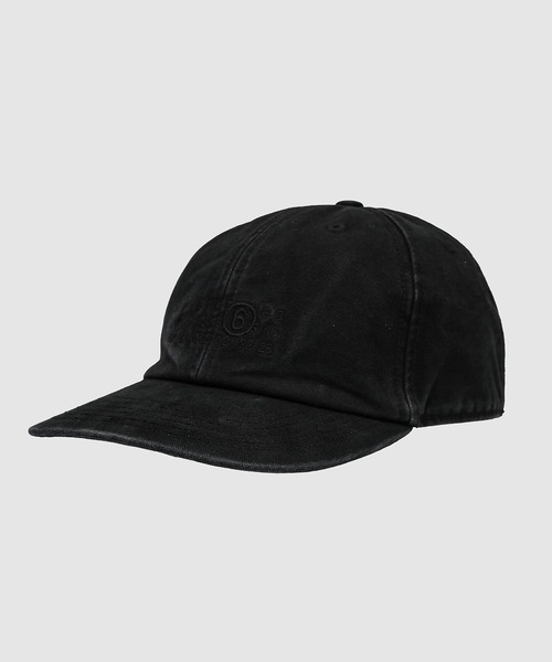 極美品 MM6 MAISON MARGELA キャップ 黒 マルジェラ CAPPELLO（キャップ）｜MM6 Maison Margiela（ｴﾑｴﾑｼｯｸｽ ﾒｿﾞﾝ