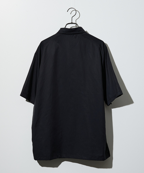 DESIGNWORKS（デザインワークス）の「【セットアップ対応】フィブリル パッチワーク 半袖シャツ（シャツ/ブラウス・メンズ・ブラック・46/48/50）」の8枚目の写真