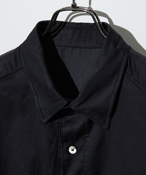 DESIGNWORKS（デザインワークス）の「【セットアップ対応】フィブリル パッチワーク 半袖シャツ（シャツ/ブラウス・メンズ・ブラック・46/48/50）」の7枚目の写真