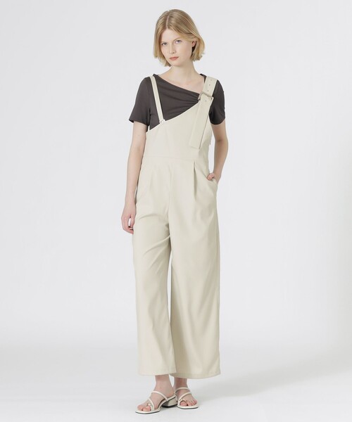 LOVELESS（ラブレス）の「アシンメトリーサロペット（サロペット/オーバーオール・レディース・ブラック/ベージュ系その他・36/34）」の11枚目の写真