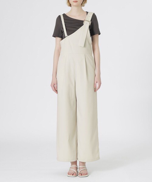 LOVELESS（ラブレス）の「アシンメトリーサロペット（サロペット/オーバーオール・レディース・ブラック/ベージュ系その他・36/34）」の13枚目の写真