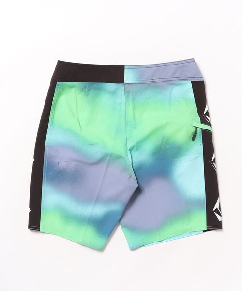 VOLCOM（ボルコム）の「【VOLCOM/ボルコム】 Lido Iconic Mod-Tech Trunks /総柄ストレッチサーフトランクス・ボードショーツ・バギーショーツ(水着)（水着・メンズ・ブラック×ホワイト/グリーン系その他・28inch/30inch/32inch）」の3枚目の写真