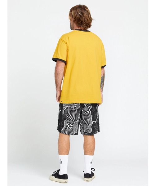 VOLCOM（ボルコム）の「【VOLCOM/ボルコム】 Lido Iconic Mod-Tech Trunks /総柄ストレッチサーフトランクス・ボードショーツ・バギーショーツ(水着)（水着・メンズ・ブラック×ホワイト/グリーン系その他・28inch/30inch/32inch）」の5枚目の写真