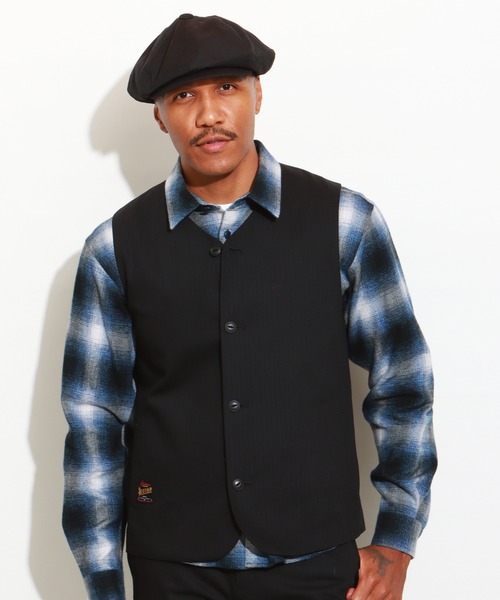 ROTAR（ローター）の「TC Herringbone Vest（ベスト・メンズ・ブラック/ブルー/グレー・X-LARGE/LARGE/MEDIUM）」の2枚目の写真