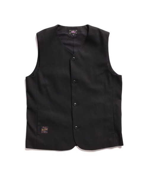 ROTAR（ローター）の「TC Herringbone Vest（ベスト・メンズ・ブラック/ブルー/グレー・X-LARGE/LARGE/MEDIUM）」の14枚目の写真