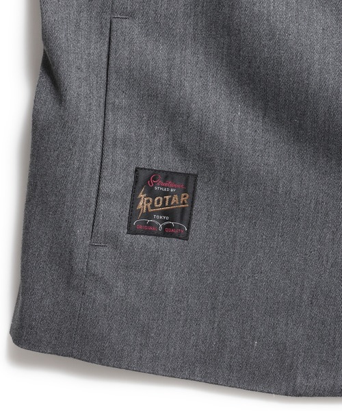 ROTAR（ローター）の「TC Herringbone Vest（ベスト・メンズ・ブラック/ブルー/グレー・X-LARGE/LARGE/MEDIUM）」の18枚目の写真