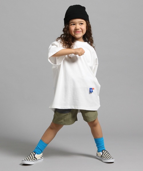 GEORGE'S（ジョージズ）の「【KIDS】ナイロンポケットカラーショートパンツ（その他パンツ・キッズ・ネイビー/カーキ・130/110/150）」の3枚目の写真